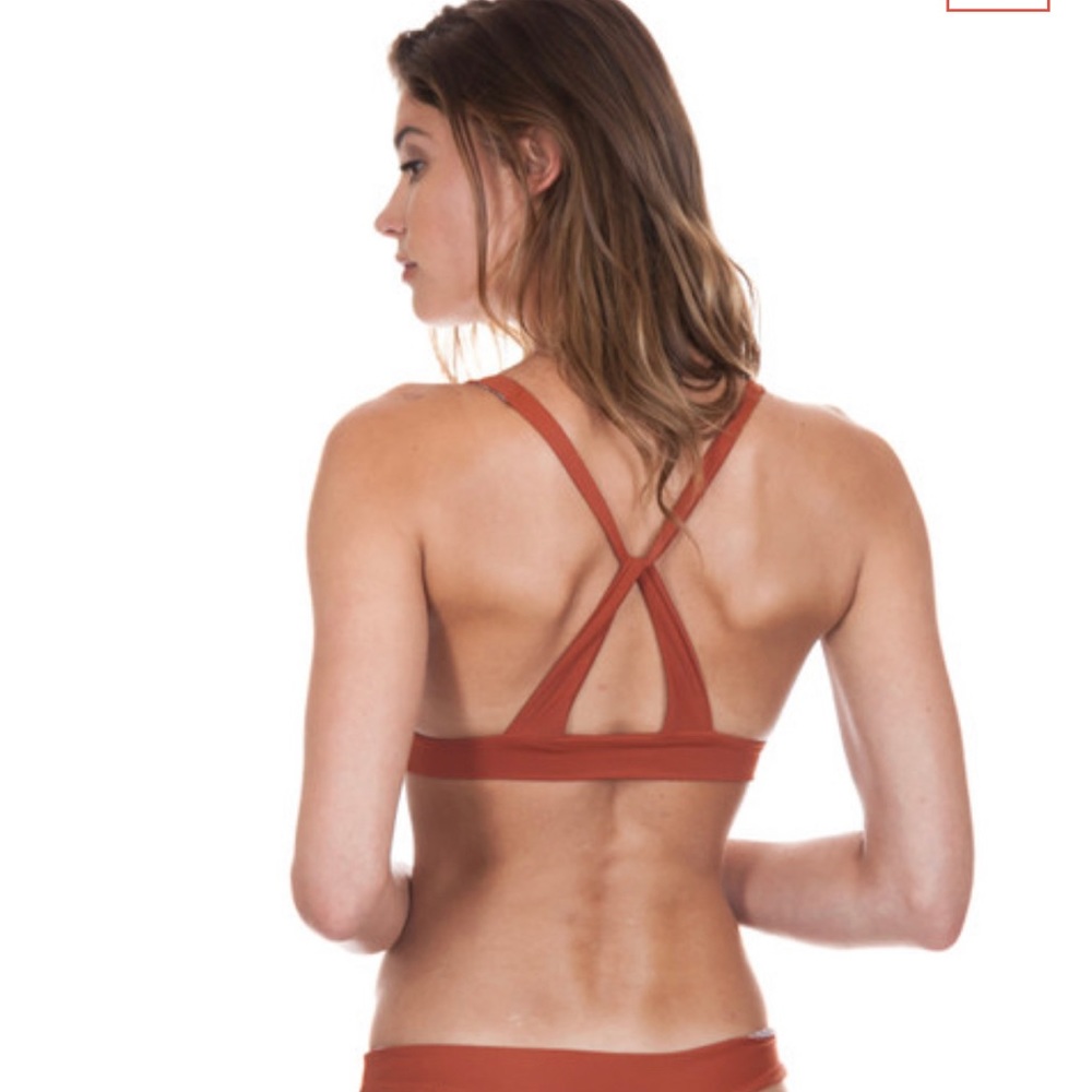 Acacia Tamarindo top~ in “Mai Tai” (Rust colored) BNWT size Small